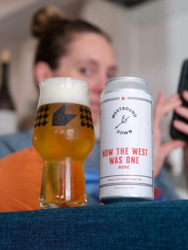 can of westbound & down how the west was one beer