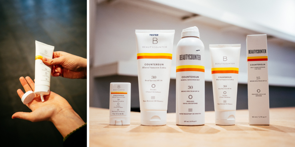 new spf skincare line at beautycounter at dairy block in denver