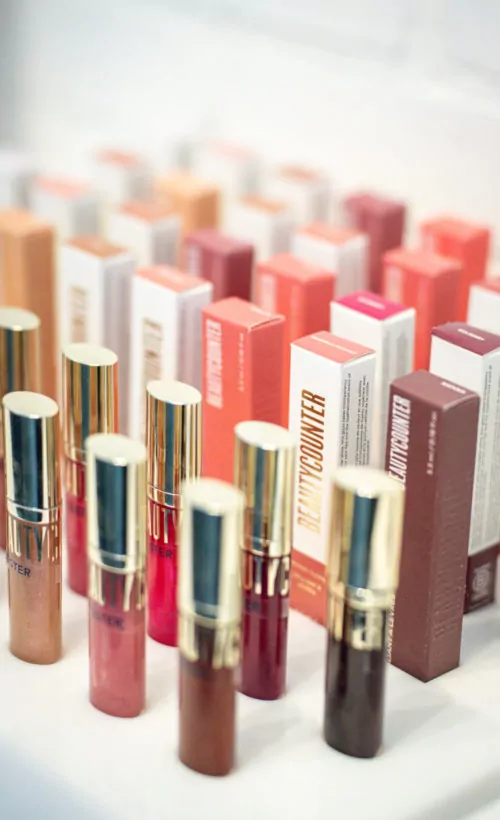 beautycounter lip glosses at dairy block denver