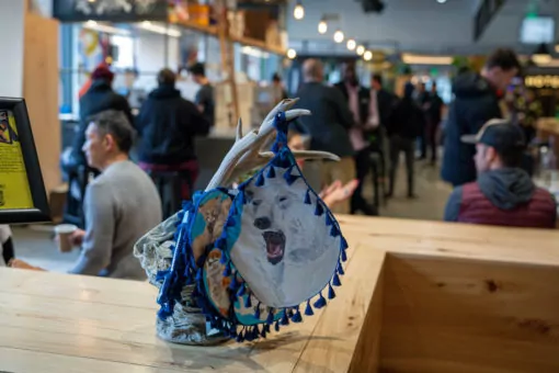 art on display at dairy block denver