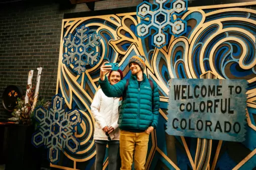 colorful colorado artwork in the alley at dairy block denver