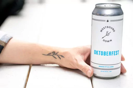 westbound & down beer in a can