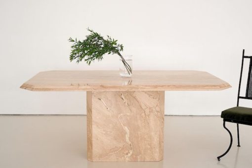 square table with plant styled by MENO Home