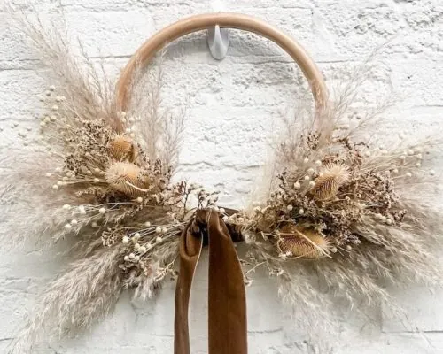 pickletown flower co. wreath at dairy block denver