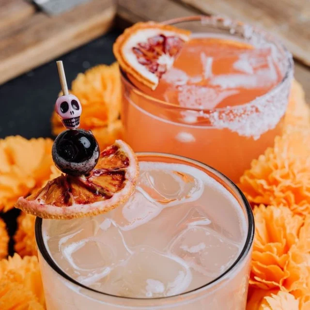 @KachinaCantina is honoring Día de los Muertos with a menu inspired by tradition and taste, crafted by Executive Chef Carlos Fierro! Each dish celebrates the season and the stories we cherish:⁠⁠🌶️ Half Roasted Mary’s Chicken with Mole Negro – A taste that’s rich, comforting, and unforgettable⁠⁠🌽 From Husk Til Dawn – Mezcal magic meets sweet corn & pineapple kombucha for a sippable sensation⁠⁠Plus, complimentary face painting on Nov. 1 & 2 from 5 – 7 pm completes the experience. 🎨 Book your table (link in our bio) and step into the colors, flavors, and spirit of Kachina this Día de los Muertos.