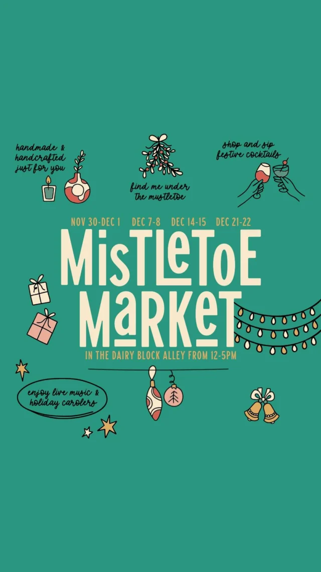 Get ready to celebrate the season at Dairy Block’s Holiday on the Block! ☃️ Here’s your guide to all the upcoming festivities and winter magic in the heart of LoDo, Denver:⁠⁠🎁 MISTLETOE MARKET | Saturdays, Nov. 30 - Dec. 22, 12 - 5pm⁠⁠Each weekend, The Alley transforms into a holiday wonderland with twinkling lights and a fresh lineup of artisans offering specialty gifts for everyone on your list — from handmade jewelry and art to cozy knits and seasonal treats. Discover something new each week!⁠⁠🎄 WHO-LIGAN HOLIDAY SHENANIGANS | Saturdays, Nov. 30 - Dec. 21, 10:30am - 2pm⁠⁠Every Saturday, join Cindy Lou and “The Mean One” for a Who-ligan holiday adventure! Delight in story time with Cindy Lou at 10:30am, then snap free photos in Crumpit Cave with “The Mean One” himself until 2pm. A perfect family tradition in the making!⁠⁠🔔 JINGLE BELLES CAROLERS | Sundays, Dec. 1 - 22, 1 - 3pm⁠⁠Let the charming harmonies of the Jingle Belles make your holiday visit even more memorable! Catch them roaming Dairy Block each Sunday, filling the air with classic holiday tunes and seasonal cheer.⁠⁠❄️ DASHING THRU LODO | Festivities across Dairy Block, @DenverUnionStation, & @McGregor_Square all season⁠⁠Enjoy unique events, pop-ups, and festive surprises across these iconic LoDo locations, adding even more holiday magic to your downtown experience.⁠⁠Make Dairy Block your holiday destination for shopping, family fun, and a magical winter experience. 🔗 Check out the link in our bio for all the event details and updates! As always, our events are free and open to everyone.