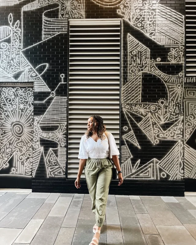 Art is everywhere in the Alley, and this mural by Denver-based artist @Charlo.GW is just one of the many reasons to look a little closer! 🖤⁠⁠Tucked between the textures and lines are hidden messages, playful details, and layered stories that make this piece (and so many others at Dairy Block) a true part of the journey.⁠⁠Next time you’re here, take a walk through the Alley and see how many secret elements you can find. We’ll give you a hint... there’s more than meets the eye. 👀⁠⁠📸: Steph_Co