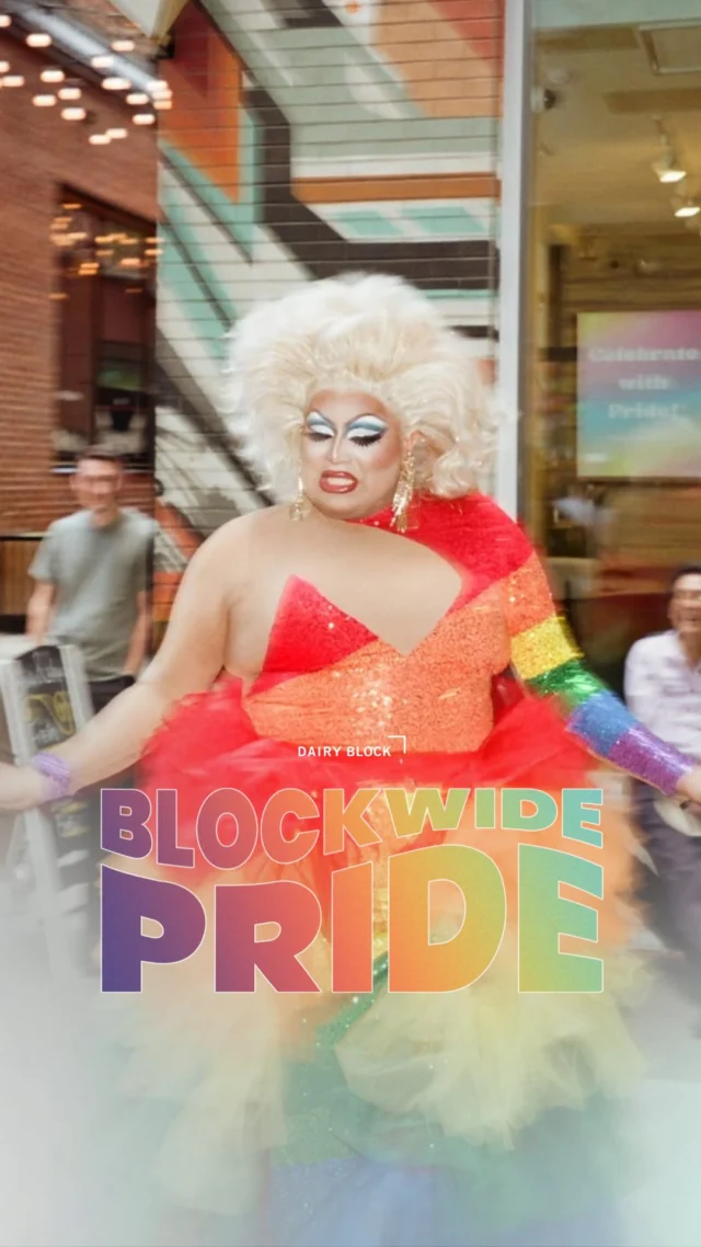 Blockwide Pride is back at Dairy Block and this year; we’re celebrating under a sky full of fruit and full-on glam. 🍌✨⁠⁠📌 Drag show is free & open to all | Saturday, June 28 | 1–3 PM⁠⁠Happening right after the high-energy morning rave from @dybrkr, this year’s Pride celebration unfolds beneath our newest Alley art installation, Bananas for You, by @AbstruseLike. A vibrant, cheeky reminder that love is for all. 🍌🫐🍓🍐🍑⁠⁠Hosted by Jazmine James and DJ Markie, this free drag show features fierce performances by:⁠👑 Brittany Michaels (@Brittany.Michaels.39)⁠👑 Mirage Delamor (@Mirage_Delamor)⁠👑 Muni Tox (@Muni.Tox)⁠👑 Nina Montaldo ⁠👑 Star Kirkland (@CurtesStar)⁠👑 Jazmine James (@Jazmine_Jamesden)⁠⁠🎟 Want the full-day experience? Get your @dybrkr tickets now at the link in our bio!⁠