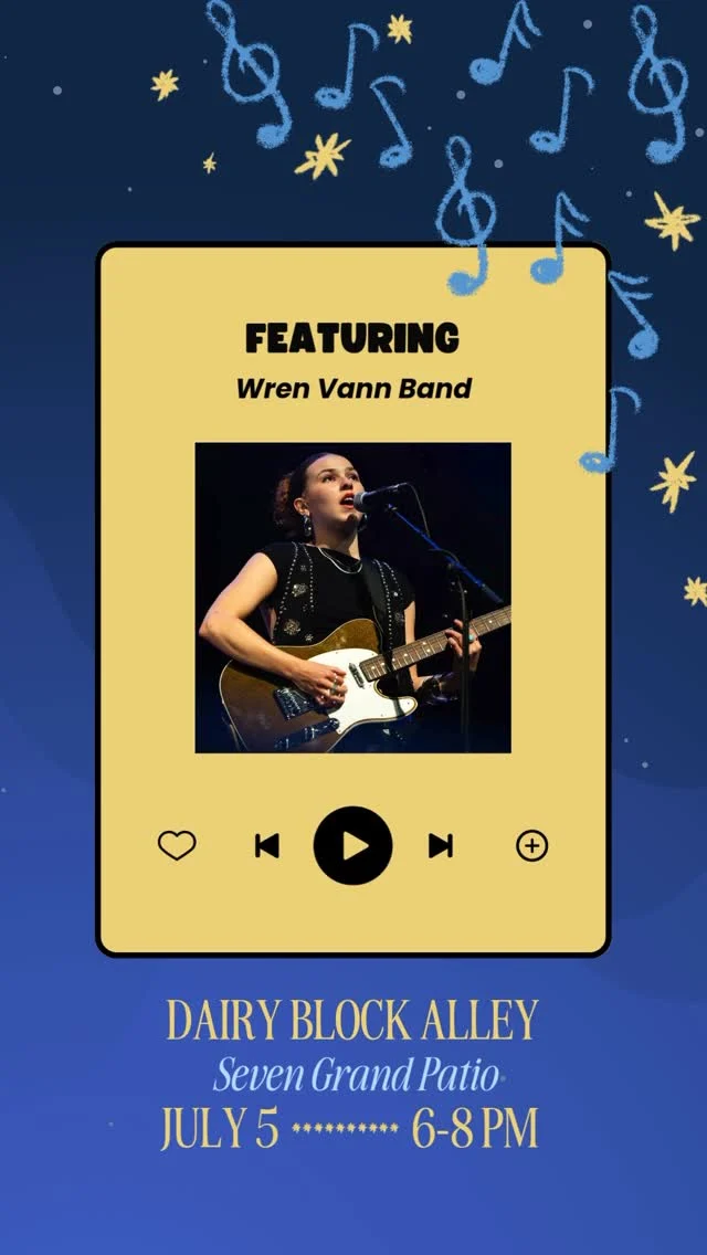 🎤 Meet our next Artist on the Rise: Wrenn Van Band (@WrennVanSinger)!⁠⁠Taking the stage this Saturday, July 5 at Dairy Block Alley, Wrenn Van Band is led by powerhouse vocalist Wrenn Van, a genre-blending artist whose soulful sound moves effortlessly between R&B, funk, pop, soul, and rock. After seven years of captivating Colorado’s Front Range, Wrenn now splits her time between Lafayette and Nashville, bringing a dynamite band of Colorado’s top musicians to the Seven Grand Concert Bar at Dairy Block.⁠⁠Whether you’ve seen her at The Fox Theatre or caught her music in films like Tri Me: The Siri Lindley Story, Wrenn’s signature vocals and electric stage presence are impossible to forget. Fresh from her recent slot at the 2025 Bluebird Music Festival alongside Watchhouse and Tallest Man on Earth, this rising star is not to be missed!⁠⁠📌 Saturday, July 5 from 7–9 PM on the @SevenGrandDenver patio⁠ | Free & open to the public. RSVP at the link in our bio!