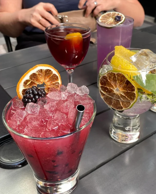 Swing by @DeviationDistilling to taste summer in a glass. 🍋🌸⁠⁠Their patio is your go-to oasis for refreshing, spritzy cocktails bursting with vibrant flavors and good vibes and their summer menu is calling your name, so text your friends and cheers to patio season at Dairy Block!⁠⁠Comment "Spritz" for the menu!⁠⁠📸: @honeyeightx⁠