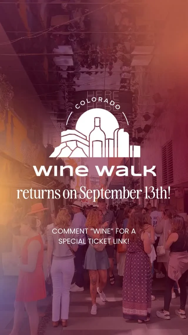 Red, white, or rosé? We’ve got all three waiting for you at @COWineWalk! 🍷⁠⁠Join us on Saturday, September 13 for an evening hosted by @BlanchardWine, celebrating the best of Colorado’s wine scene. From 7–10 PM (with VIP entry at 6 PM), sip your way through unlimited tastings, discover exclusive bottles to purchase, and soak up the vibrant energy of The Alley.⁠⁠🍇 𝗖𝗼𝗺𝗺𝗲𝗻𝘁 “𝗪𝗶𝗻𝗲” 𝗳𝗼𝗿 𝗮 𝘀𝗽𝗲𝗰𝗶𝗮𝗹 𝘁𝗶𝗰𝗸𝗲𝘁 𝗹𝗶𝗻𝗸! ⁠⁠Wineries:⁠@BlanchardWine⁠@Bookcliff_Vineyards⁠@BuckelFamilyWine⁠@CarlsonVineyards⁠@CentennialCellars⁠@ChillswitchWines⁠@LaNoueduBoisWinery⁠@MafiaPrincessWines⁠@OrdinaryFellowWines⁠@SauvageSpectrumWines⁠@TalonWines⁠@TheOBCWineProject⁠@WhitewaterHillVineyards⁠⁠Who’s ready for a night of Colorado’s finest wines under the Alley lights? 🍇✨