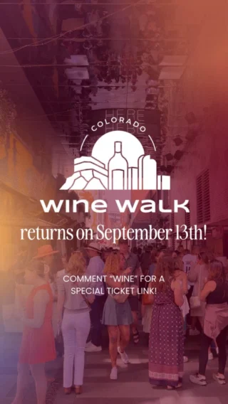 Red, white, or rosé? We’ve got all three waiting for you at @COWineWalk! 🍷⁠⁠Join us on Saturday, September 13 for an evening hosted by @BlanchardWine, celebrating the best of Colorado’s wine scene. From 7–10 PM (with VIP entry at 6 PM), sip your way through unlimited tastings, discover exclusive bottles to purchase, and soak up the vibrant energy of The Alley.⁠⁠🍇 𝗖𝗼𝗺𝗺𝗲𝗻𝘁 “𝗪𝗶𝗻𝗲” 𝗳𝗼𝗿 𝗮 𝘀𝗽𝗲𝗰𝗶𝗮𝗹 𝘁𝗶𝗰𝗸𝗲𝘁 𝗹𝗶𝗻𝗸! ⁠⁠Wineries:⁠@BlanchardWine⁠@Bookcliff_Vineyards⁠@BuckelFamilyWine⁠@CarlsonVineyards⁠@CentennialCellars⁠@ChillswitchWines⁠@LaNoueduBoisWinery⁠@MafiaPrincessWines⁠@OrdinaryFellowWines⁠@SauvageSpectrumWines⁠@TalonWines⁠@TheOBCWineProject⁠@WhitewaterHillVineyards⁠⁠Who’s ready for a night of Colorado’s finest wines under the Alley lights? 🍇✨