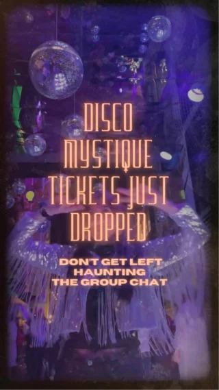 Disco Mystique is back from the beyond and she did not come to play! 🪩 For one night only Dairy Block becomes the fiercest haunt in Denver — think DJs, drag, dancing, wicked cocktails from @PokaLolaSocialClub, a costume contest, and glitter in places it shouldn’t be...⁠⁠🎟️ Tickets are on sale now! Save $10 with limited early bird pricing. 𝗖𝗼𝗺𝗺𝗲𝗻𝘁 “𝗗𝗶𝘀𝗰𝗼” 𝘁𝗼 𝗴𝗲𝘁 𝘆𝗼𝘂𝗿 𝘁𝗶𝗰𝗸𝗲𝘁 𝗼𝗿 𝘃𝗶𝘀𝗶𝘁 𝘁𝗵𝗲 𝗹𝗶𝗻𝗸 𝗶𝗻 𝗼𝘂𝗿 𝗯𝗶𝗼. All tickets include a welcome cocktail from Poka Lola Social Club.⁠⁠This year’s spectacle features @DJBuddyBravo’s Halloween Cabaret with showstopping drag performances, surprise guests, and a dramatic reveal at 10pm (iconic). ⁠⁠Dress to impress. Grand prizes will be awarded for 1st, 2nd, and 3rd place in the costume contest.⁠⁠📌 Halloween Night | Friday, Oct. 31 | 7pm - 1am