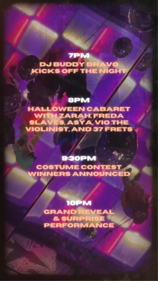 Don’t miss your final chance to disappear into the disco. ✨ Disco Mystique returns to Dairy Block tomorrow night (10/31) for one unforgettable evening of haunt couture, high camp, and Halloween mayhem. If you’re waiting for a sign — this is it. 🪩DJs, drag, live performances, a costume contest with major prizes, and cocktails from @PokaLolaSocialClub and @BlanchardWine that keep the party pulsing till 1am? Say lesssss!Here’s how the night unfolds:🖤 7 PM: @DJBuddyBravo conjours the chaos🖤 8:30 PM: Halloween Cabaret with Zarah, Freda Slaves, Asya, Vio the Violinist, and 37 Frets🖤 9:30 PM: Costume contest winners announced🖤 10 PM: A surprise you won’t want to miss🖤 Party goes strong until 1 AM𝗪𝗮𝗻𝘁 𝗶𝗻? 𝗖𝗼𝗺𝗺𝗲𝗻𝘁 “𝗗𝗶𝘀𝗰𝗼” 𝗳𝗼𝗿 𝗮 𝘀𝗽𝗲𝗰𝗶𝗮𝗹 𝘁𝗶𝗰𝗸𝗲𝘁 𝗹𝗶𝗻𝗸!📌 THIS Friday, October 31 | 7pm – 1am | Dairy Block🎟️ 21+ only | Tickets are going fast, get your today! (Psst... each ticket includes a welcome cocktail from @PokaLolaSocialClub)👻 Make it a night to remember: stay steps away at The Maven with Halloween-night rates starting at $225 + free parking.